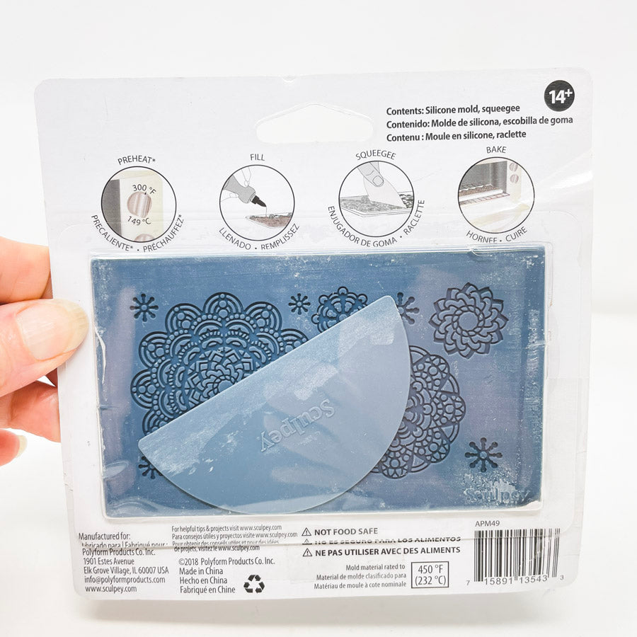 Sculpey Liquid Mandala Silicone Mold