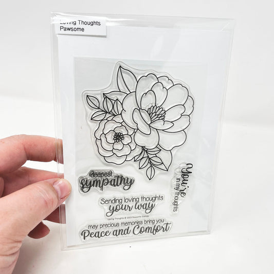 Loving Thoughts – Pawsome Stamp and Die Set