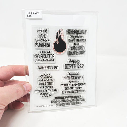 Hot Flashes – Simon Says Stamp - Stamp and Die Set