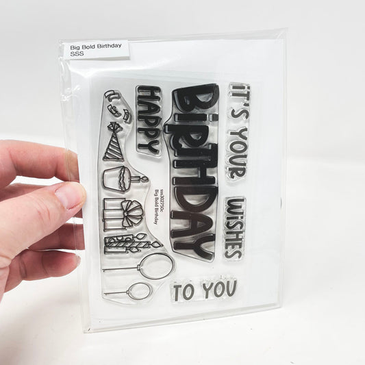 Big Bold Birthday – Simon Says Stamp - Stamp and Die Set