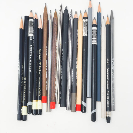 Assorted High Grade Drawing Pencil Bundle (20)