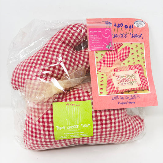 "Hoppin Happy" Bunny Pillow Kit by Trail Creek Farm