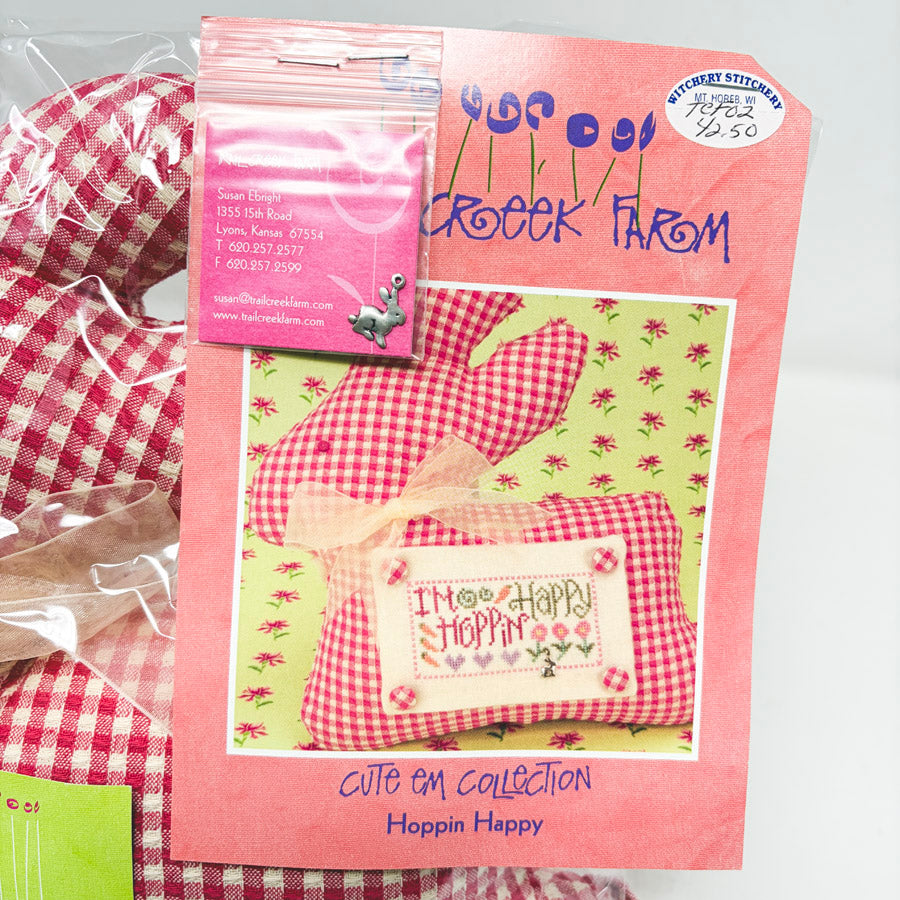 "Hoppin Happy" Bunny Pillow Kit by Trail Creek Farm