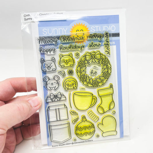 Christmas Critters - Sunny Studio Stamp and Die Set