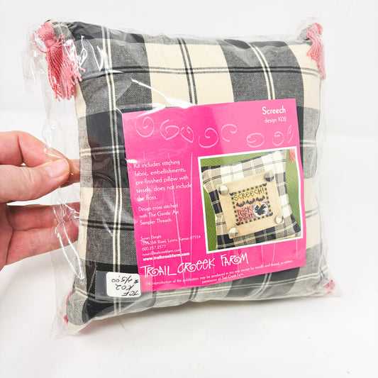 "Screech" Pillow by Trail Creek Farm