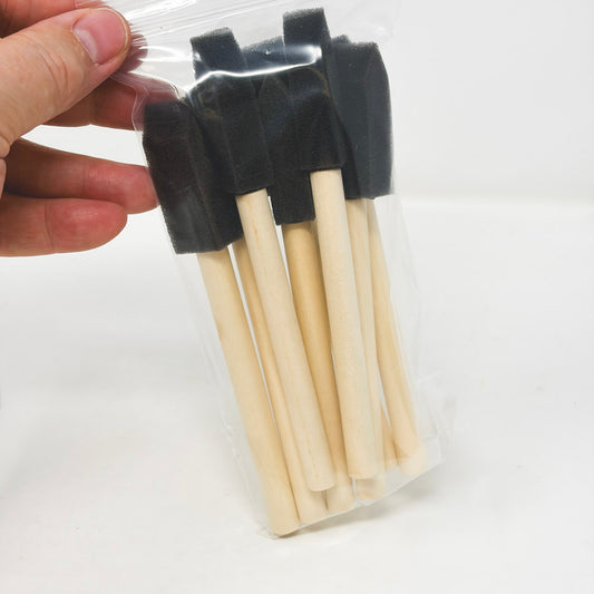Foam Brush Bundle 1/2" to 1"