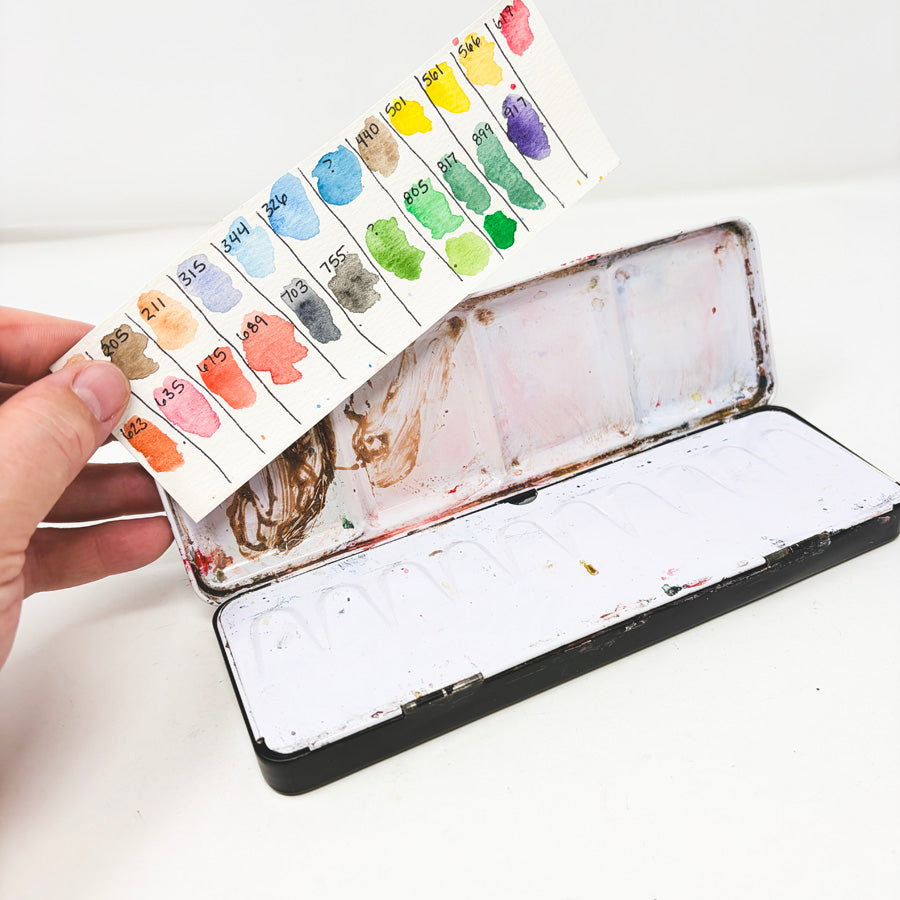 Sennelier French Artists' Watercolors in Metal Tin
