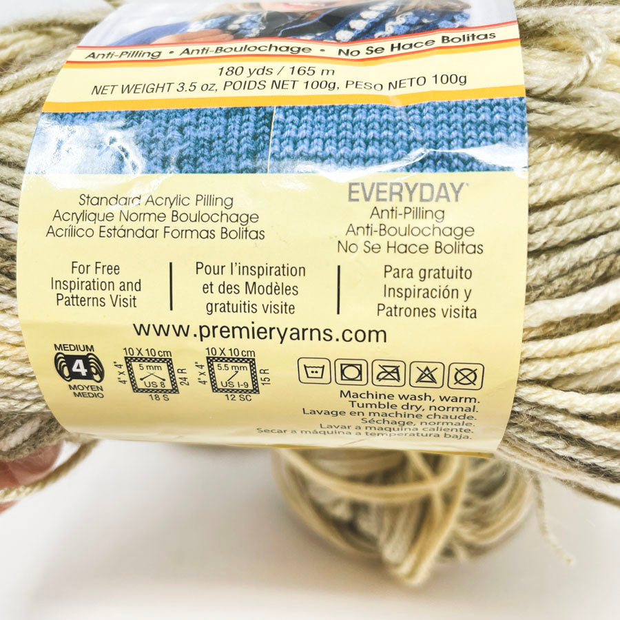 Premier Yarns Deborah Norville Everyday Anti-Pilling- Toasted Marshmallow