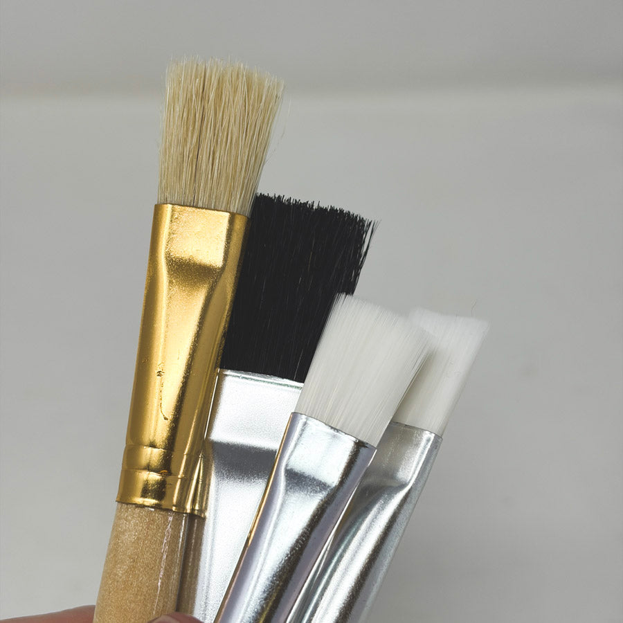Craft Smart Paintbrush Bundle Natural Handle