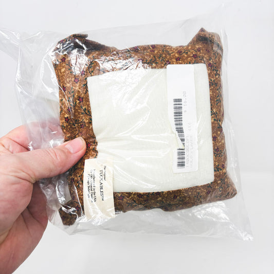 Medium Gold Flange Pillow for Needlepoint