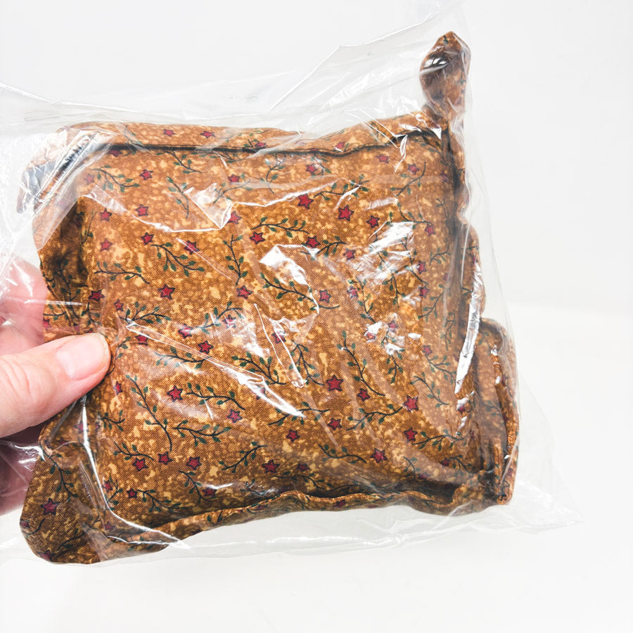 Medium Gold Flange Pillow for Needlepoint