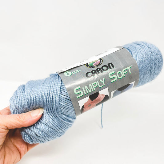 Caron Simply Soft - Light Country Blue (Partial)