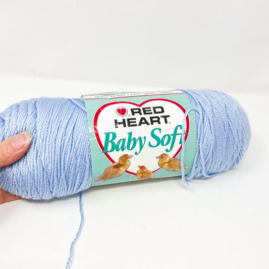 Red Heart Baby Soft - Light Blue (Partial)
