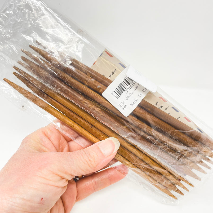 Relian Double Point Knitting Needles 6.5mm and 8mm
