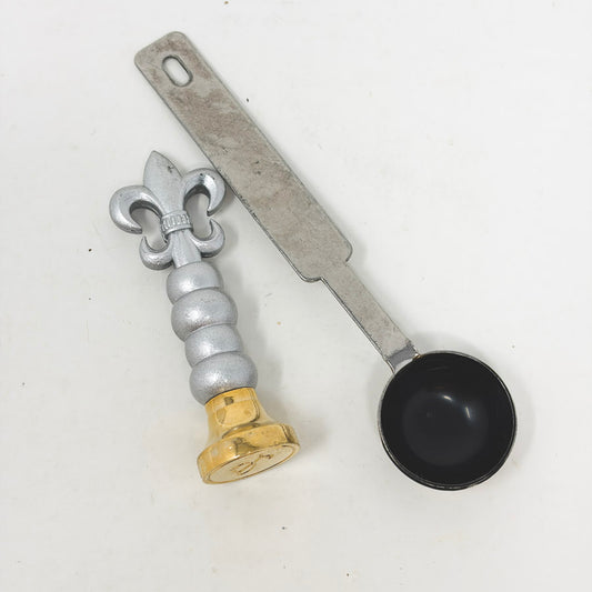 Wax Seal Stamp and Melting Spoon