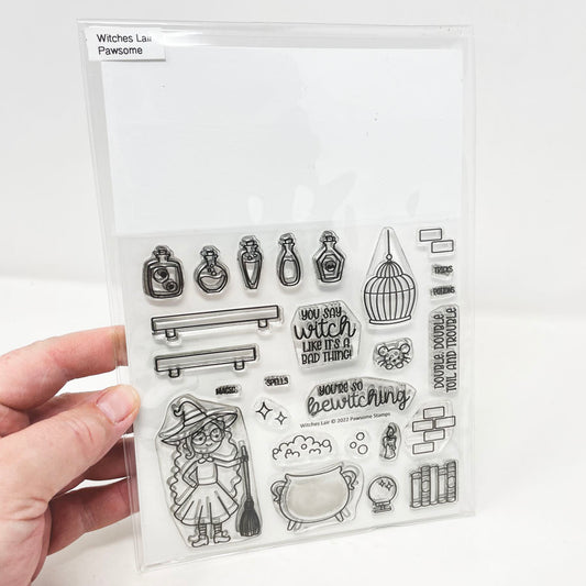 Witches Lair – Pawsome Stamp and Die Set