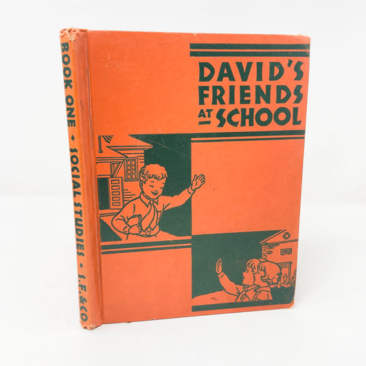Vintage David's Friends at School Book