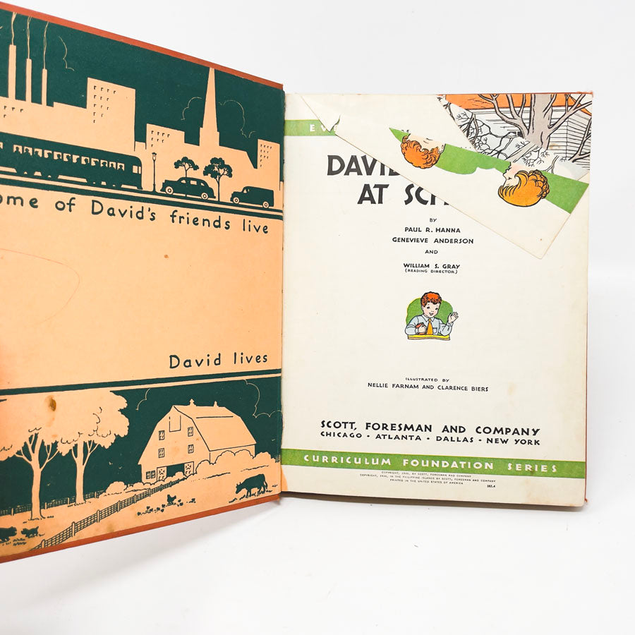 Vintage David's Friends at School Book