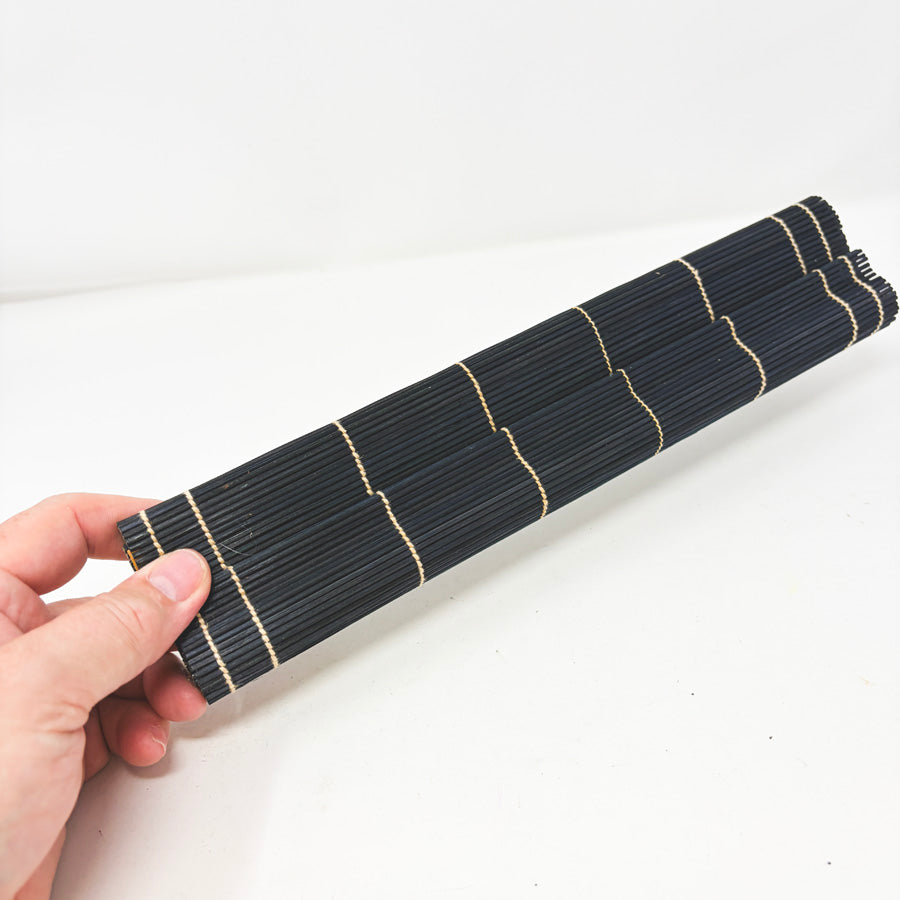 Black Bamboo Brush Mat