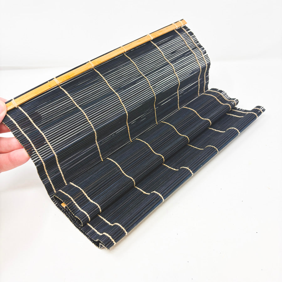Black Bamboo Brush Mat