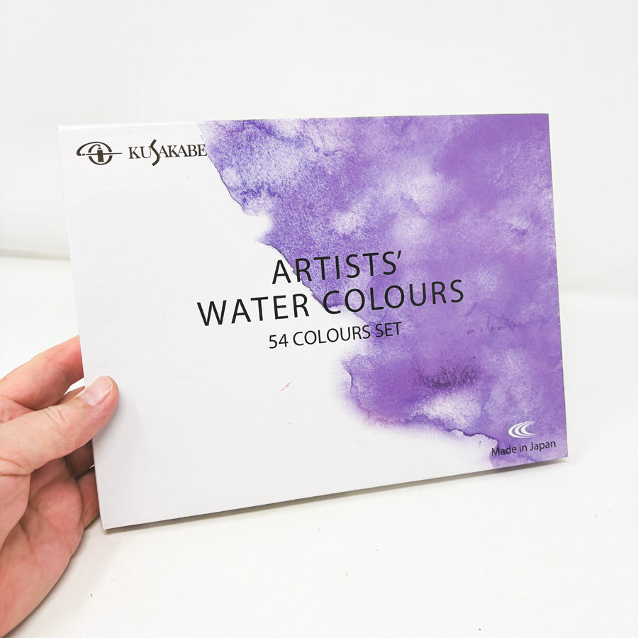 Kusakabe Transparent Watercolor Paint 54-Color Set