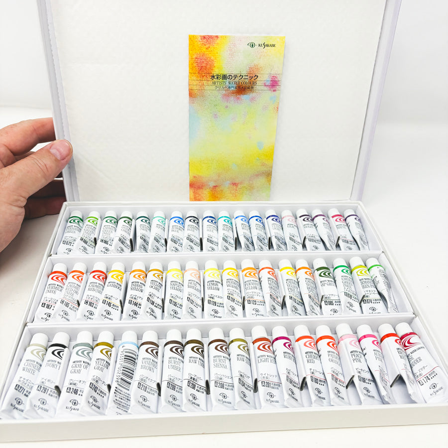 Kusakabe Transparent Watercolor Paint 54-Color Set