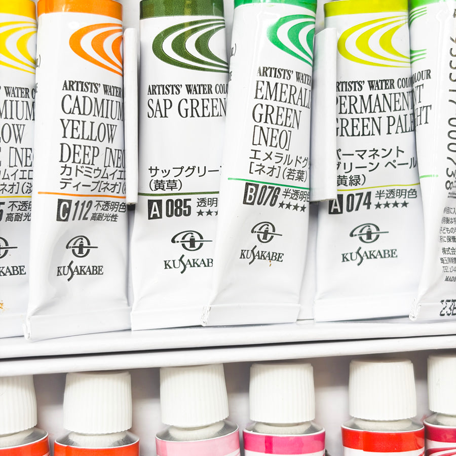 Kusakabe Transparent Watercolor Paint 54-Color Set