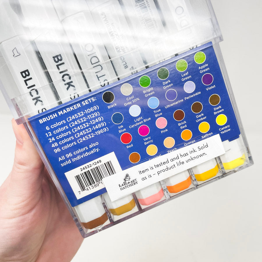 Blick Studio Brush Markers - 24 Colors