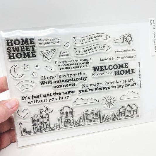 Home Sweet Home – Simon Says Stamp - Stamp and Die Set