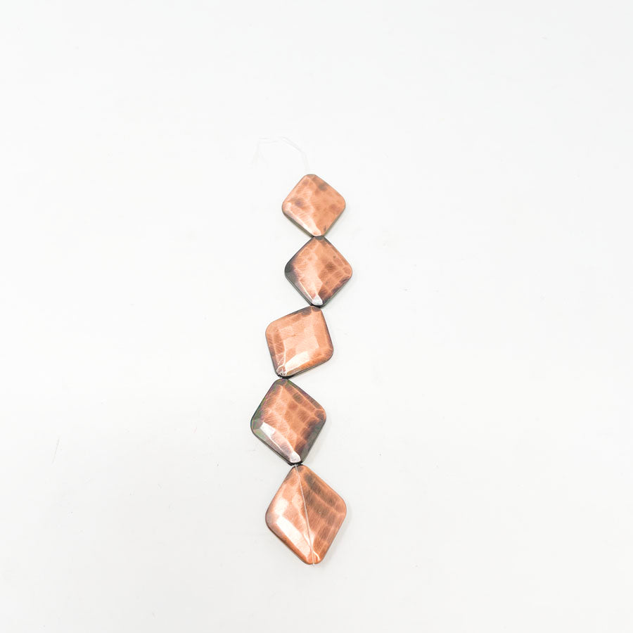 Textured Copper Beads