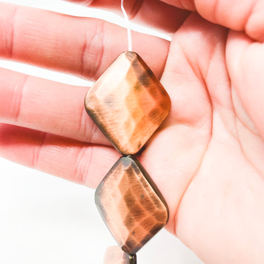 Textured Copper Beads