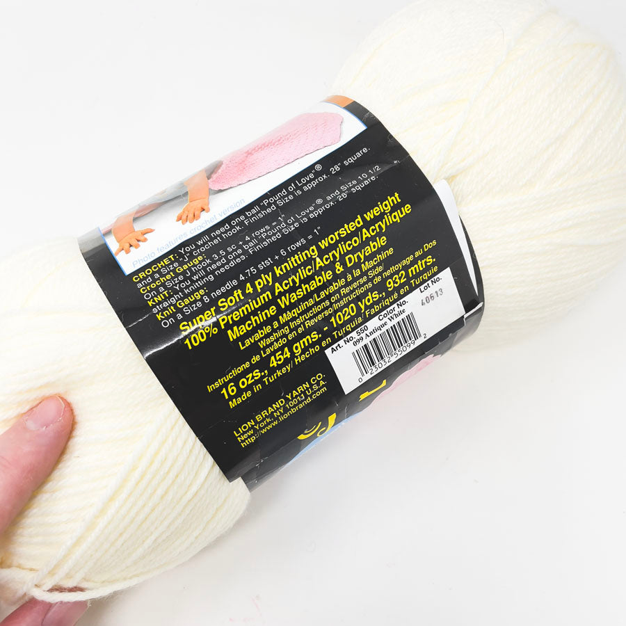 Lion Brand Pound of Love Yarn