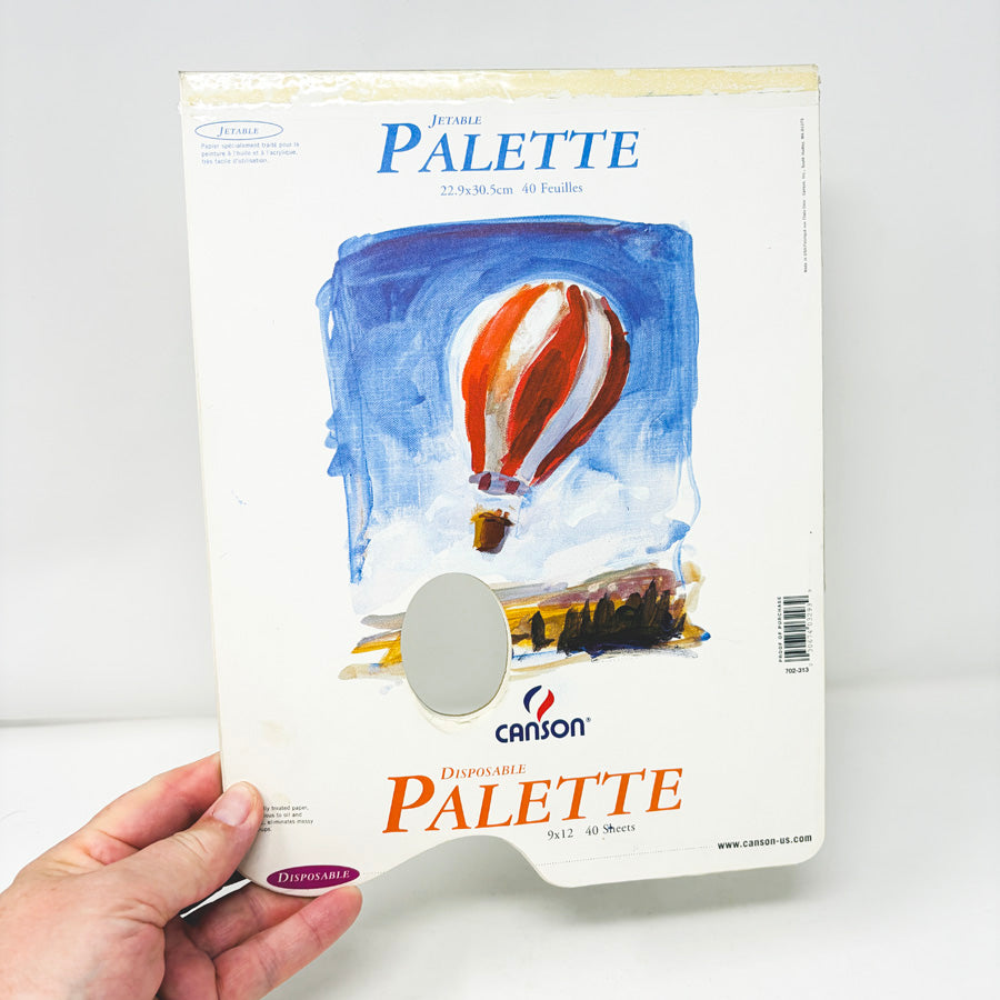 9" x 12" Canson Disposable Palette Sheets