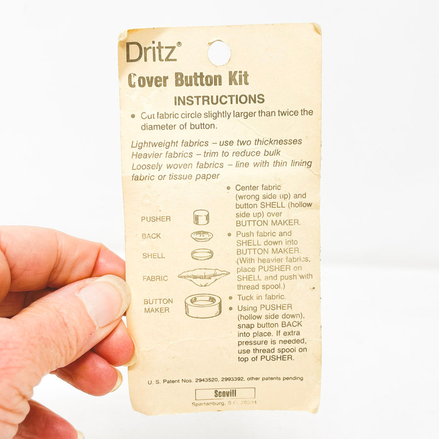 Dritz Button Covers - Pick a Set (1)