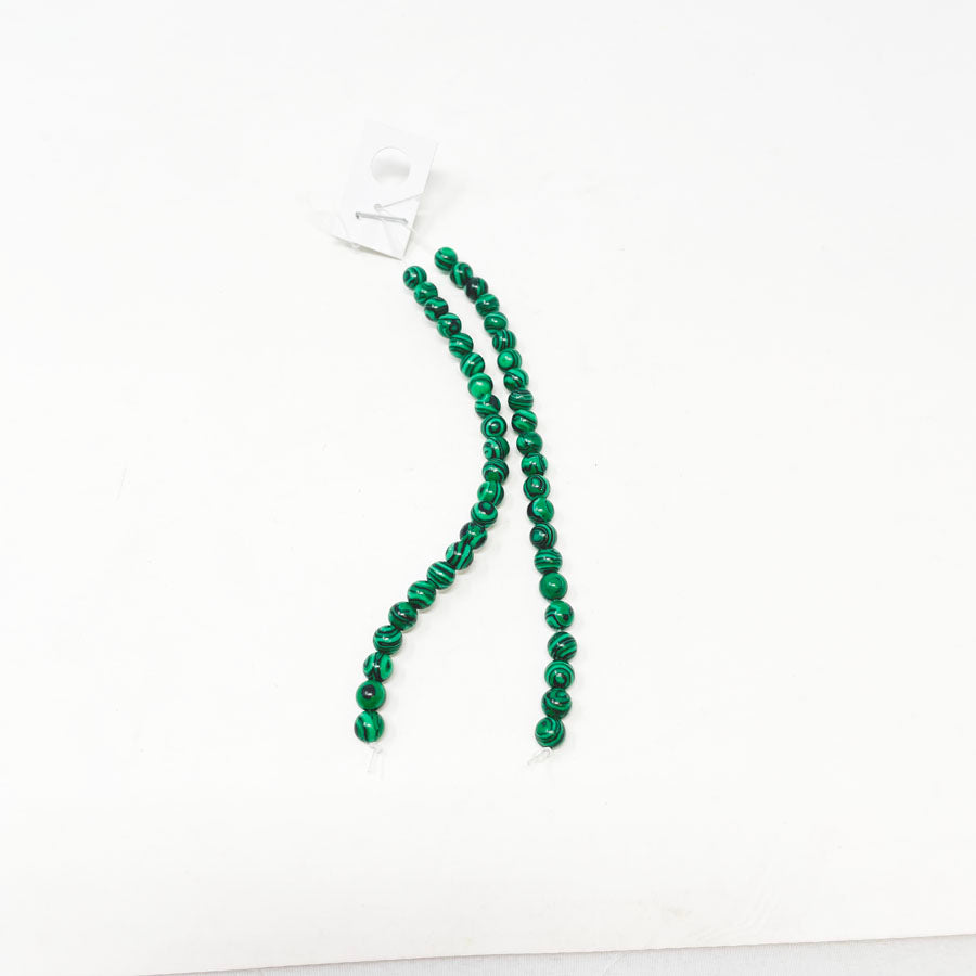 Green Clay Bead Strand