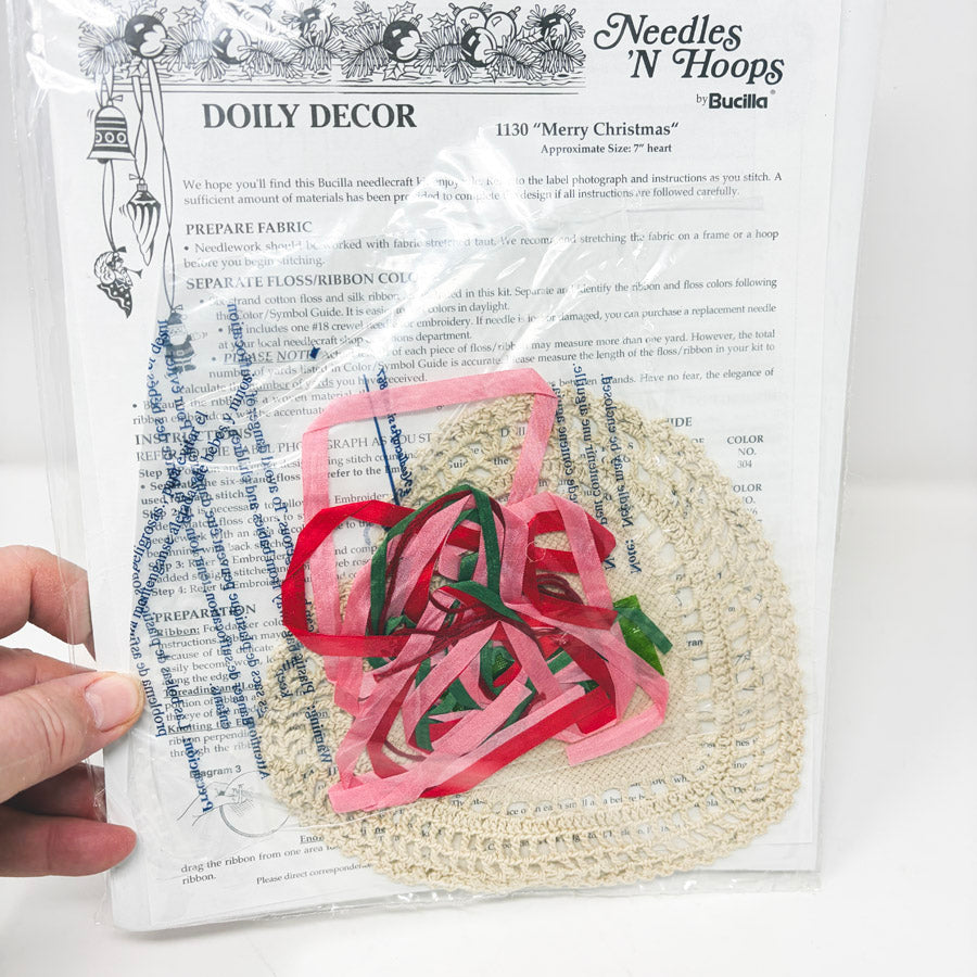 "Doily Decor" Cross Stitch Kit by Bucilla