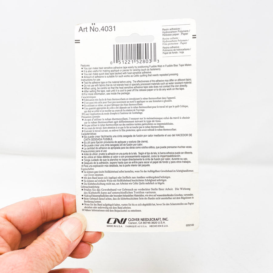 Clover Fusible Web - 5mm by 40 Ft
