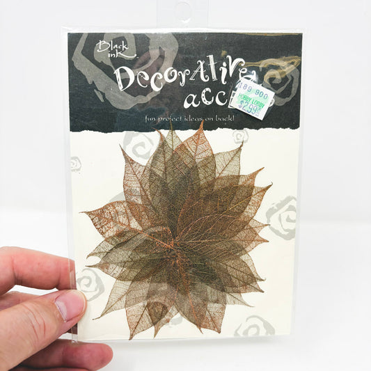 Black Ink Decorative Copper Leaf