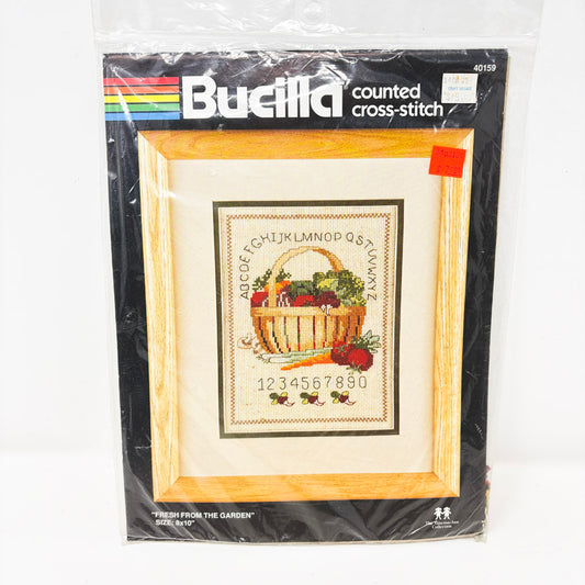 "Fresh From the Garden" Cross Stitch Kit by Bucilla