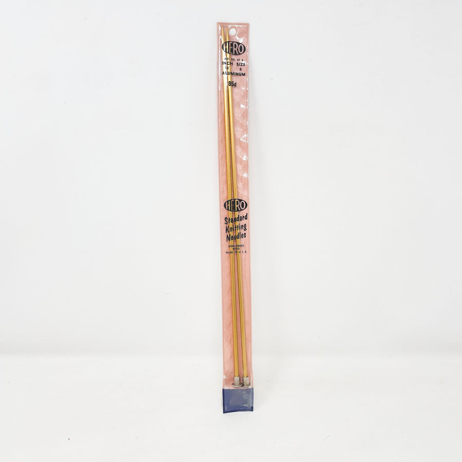 Size 6 - 14' Hero Aluminum Knitting Needles