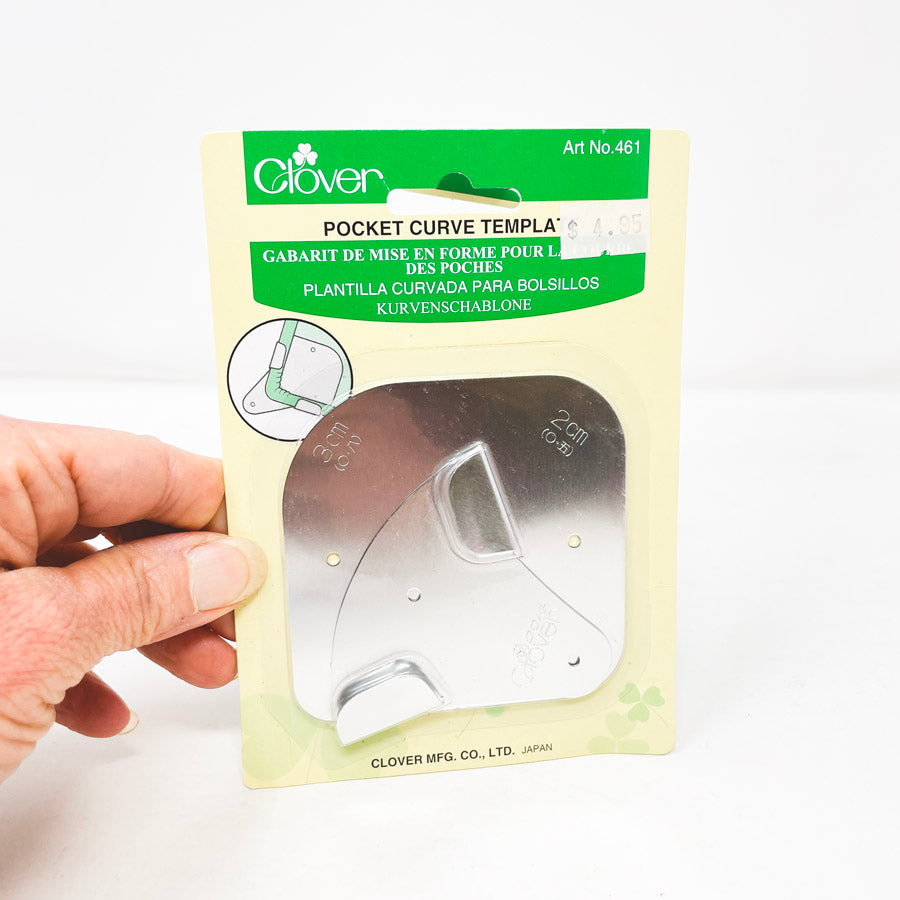 Clover Pocket Curve Template