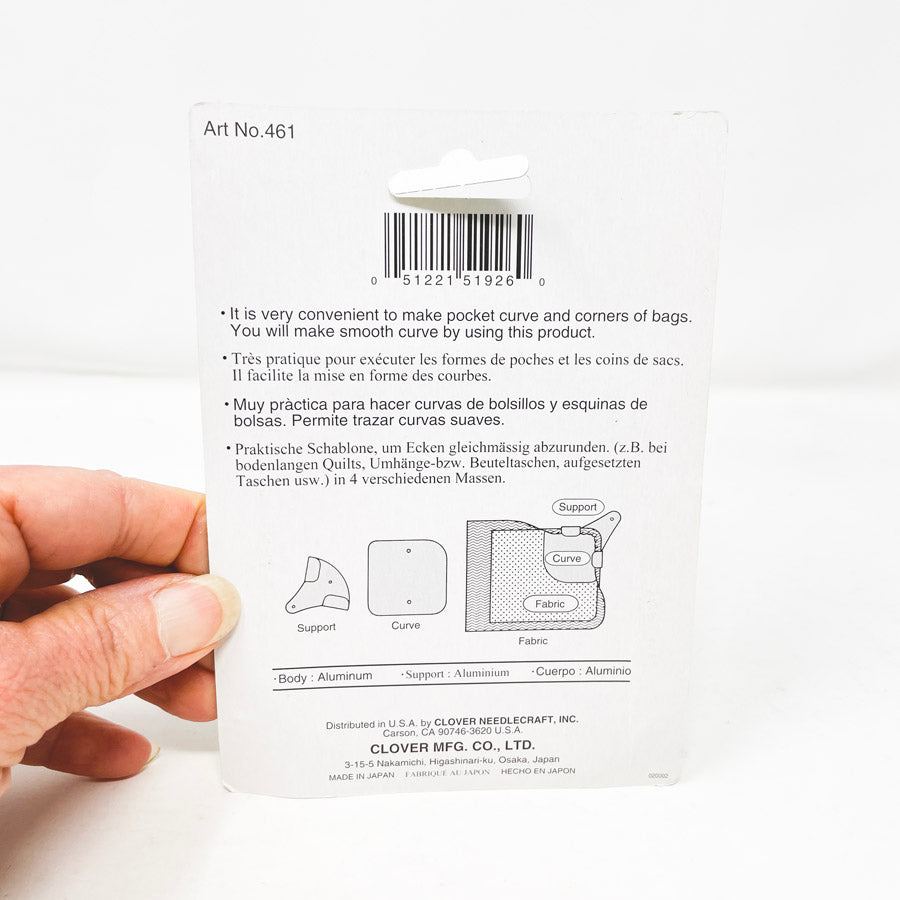 Clover Pocket Curve Template