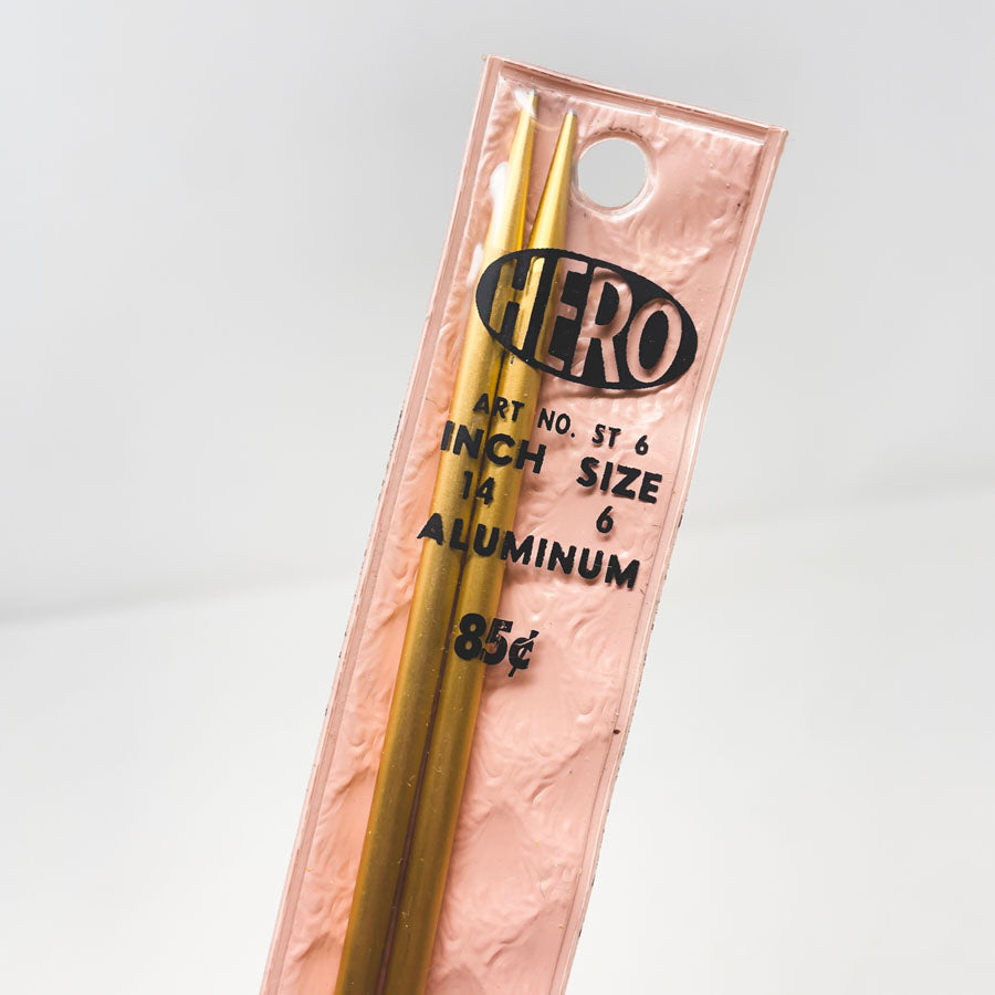 Size 6 - 14' Hero Aluminum Knitting Needles