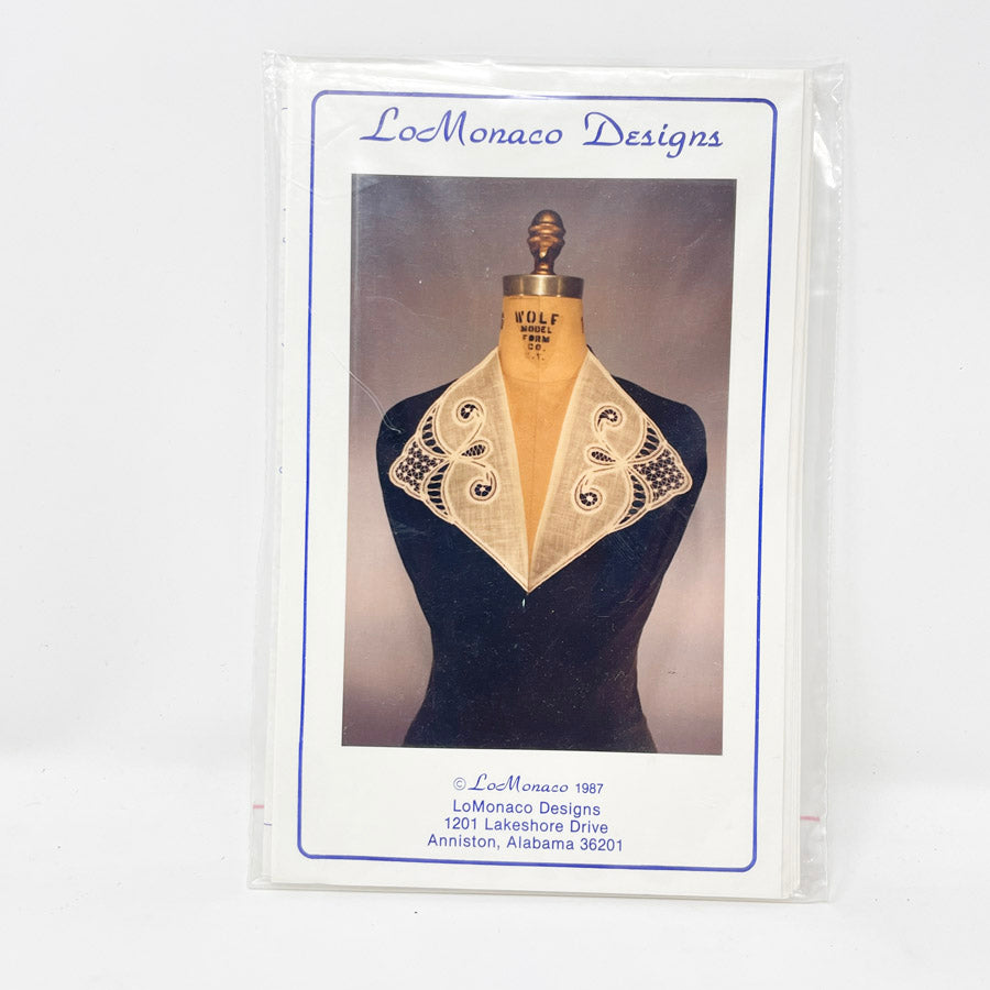 Vintage LoMonaco Designs Battenburg Lace Collar Patterns