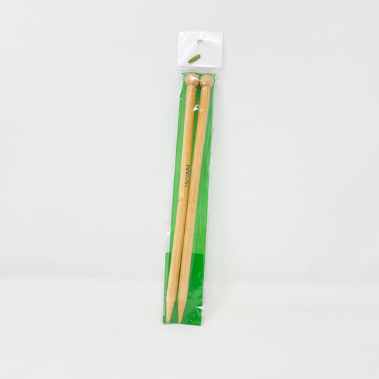 Size 15/10mm - Bamboo Knitting Needles