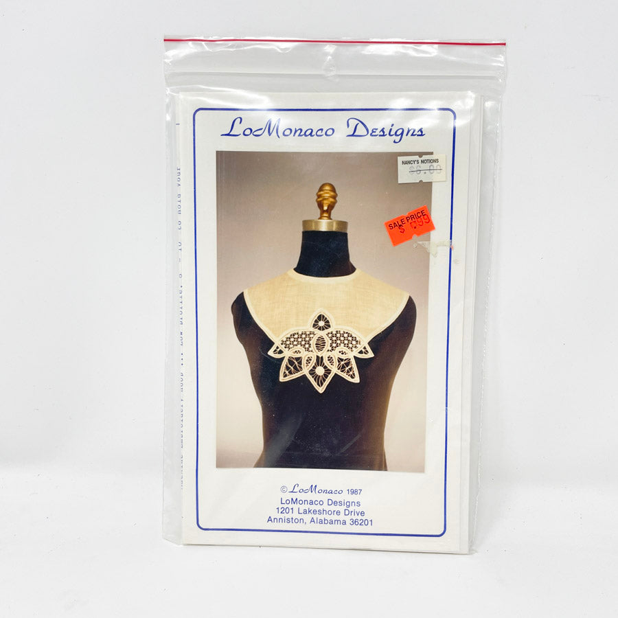 Vintage LoMonaco Designs Battenburg Lace Collar Patterns