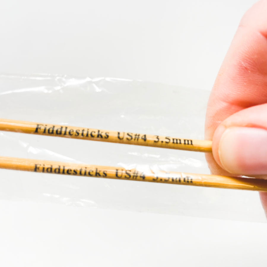 Size 14 - Bamboo Fiddlesticks 14" Knitting Needles