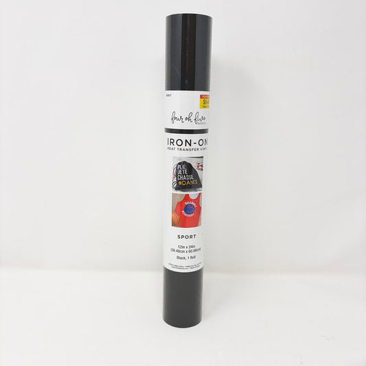 Four Oh Five Basics Black Iron-On Heat Transfer Vinyl