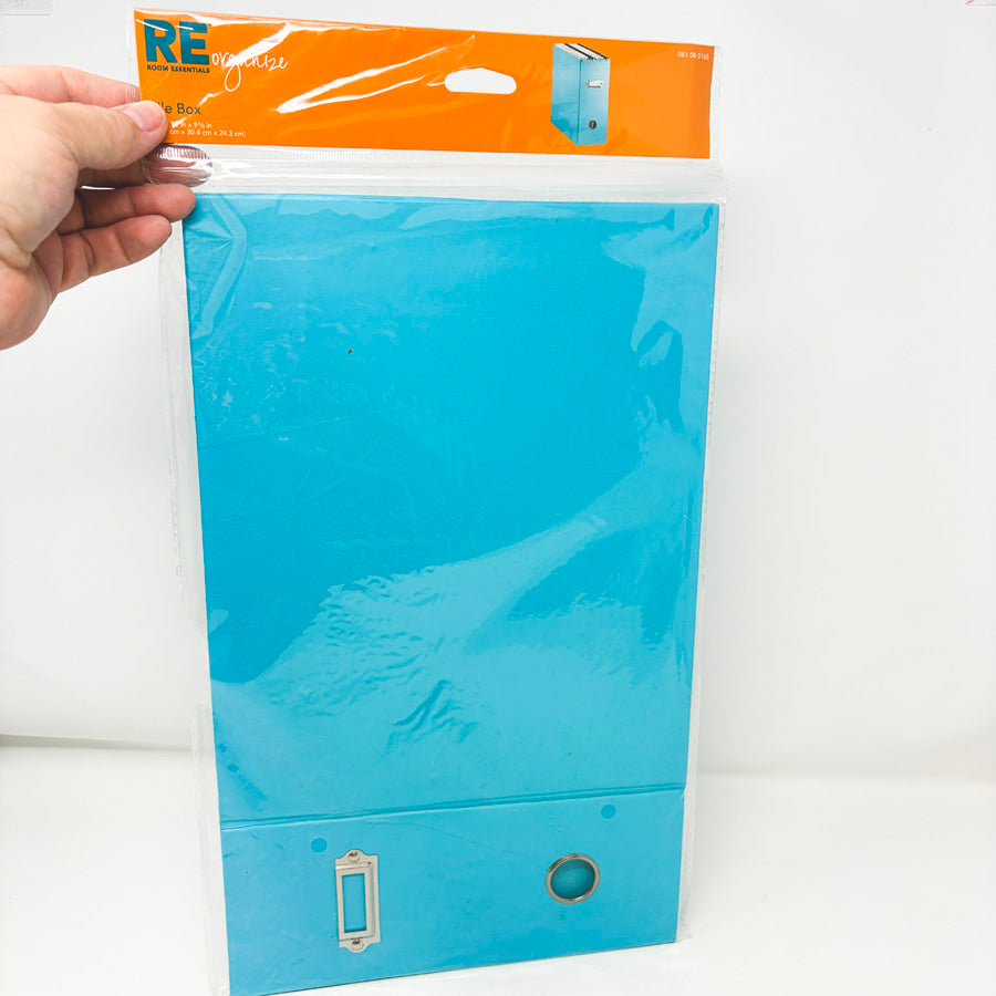Aqua Room Essentials File Box