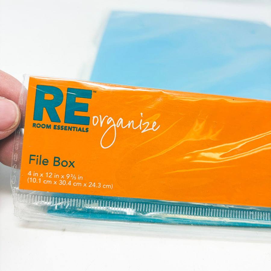 Aqua Room Essentials File Box